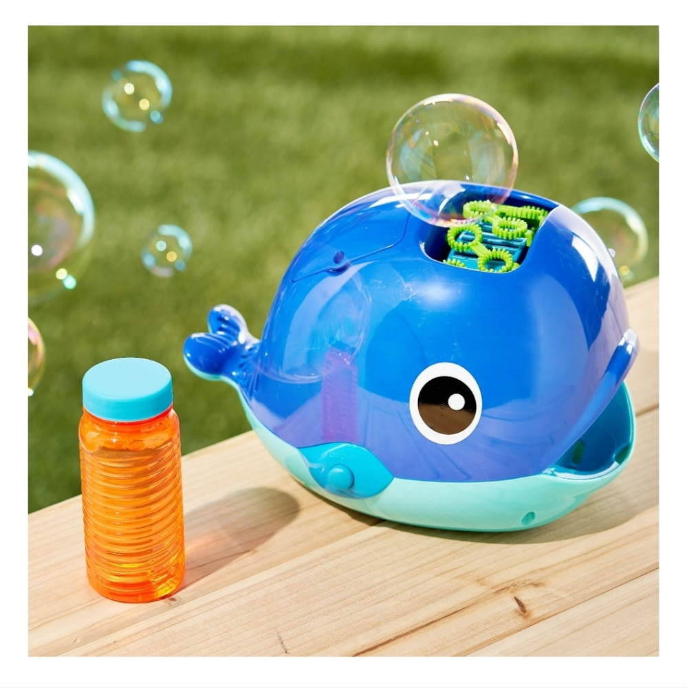 Brand New Blue Whale Bubble Blowing Machine